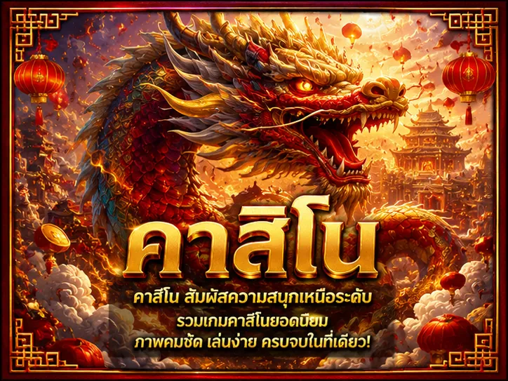 แบนเนอร์หมวดคาสิโน